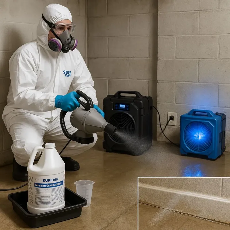 Sanitization and Odor Removal process in Flatlands, NY