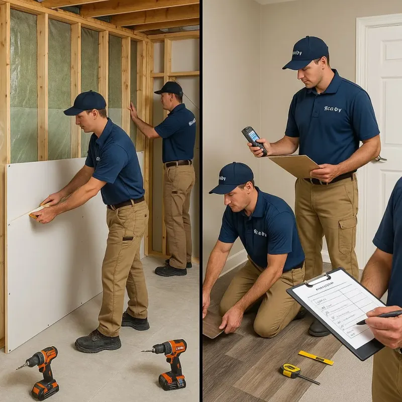 Repairs and Reconstruction process in Flatlands, NY